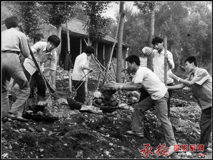 当时在河北师范大学的5名滦平籍大学生利用暑假到邓厂灾区帮助群众恢复生产 ... ... ...