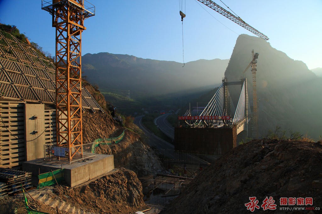建设中的京沈高铁安匠段 - 纪实民俗 承德摄影家网