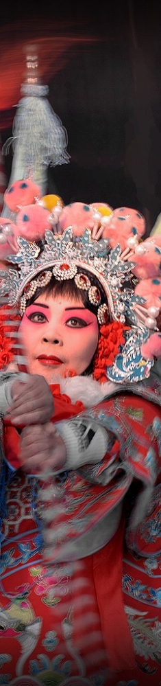 舞台人像——《耍花枪的穆桂英》