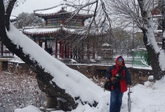 山庄巧遇杨老师