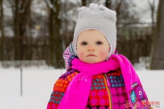 不畏严寒的俄罗斯娃娃