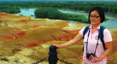 新疆五彩滩留影