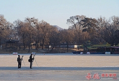早晨的摄影人