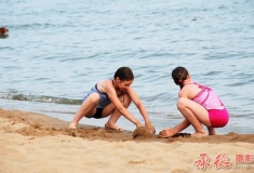 海滨人像抓拍
