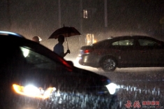 雨中