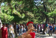 舞者与小女孩——人像拍摄练习