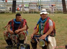 那达慕大会上的赛手