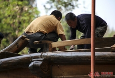 古建施工现场纪实