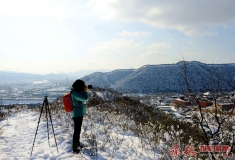 雪地摄影人