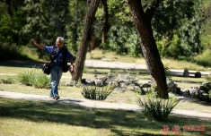 神采奕奕的杨老师