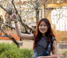 摘一朵桃花