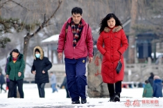 雪地漫步