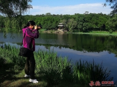 学拍人像（同学）