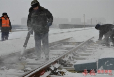 风雪中最美丽的你
