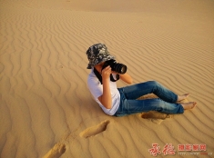 沙海拍照