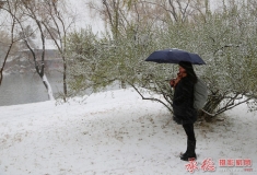 初雪——学拍人像