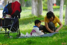 夏日母子情
