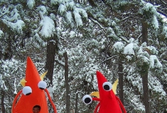 可爱的宝宝与模特