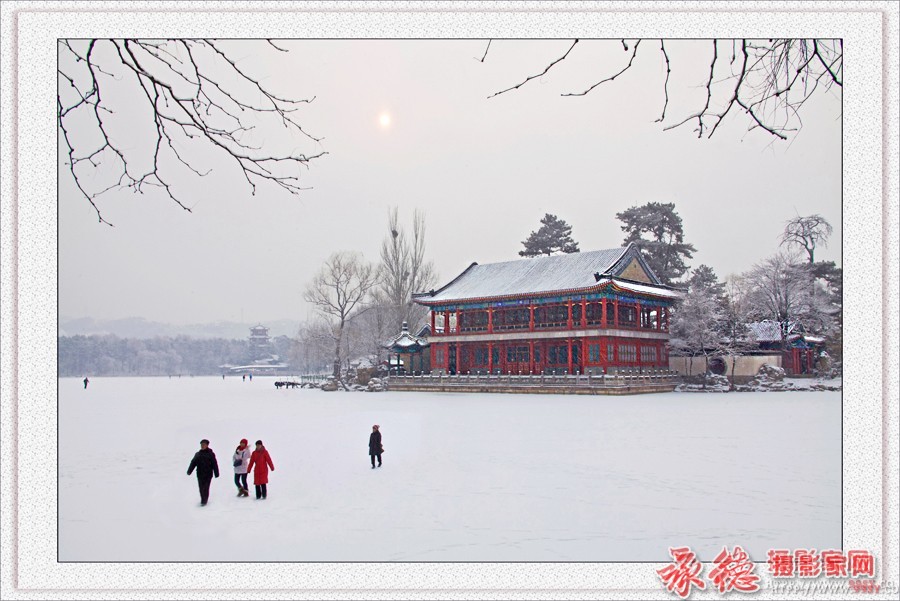 春雪--雨石--避暑山庄