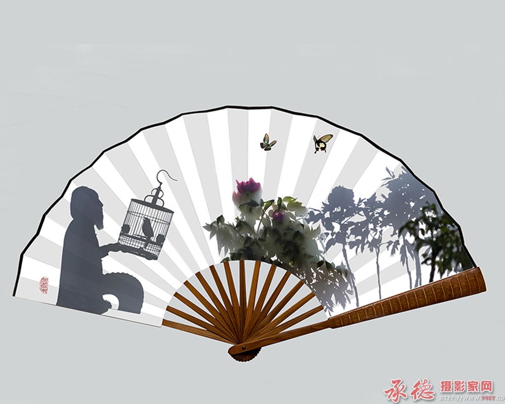 组照  牡丹扇面 (4)
