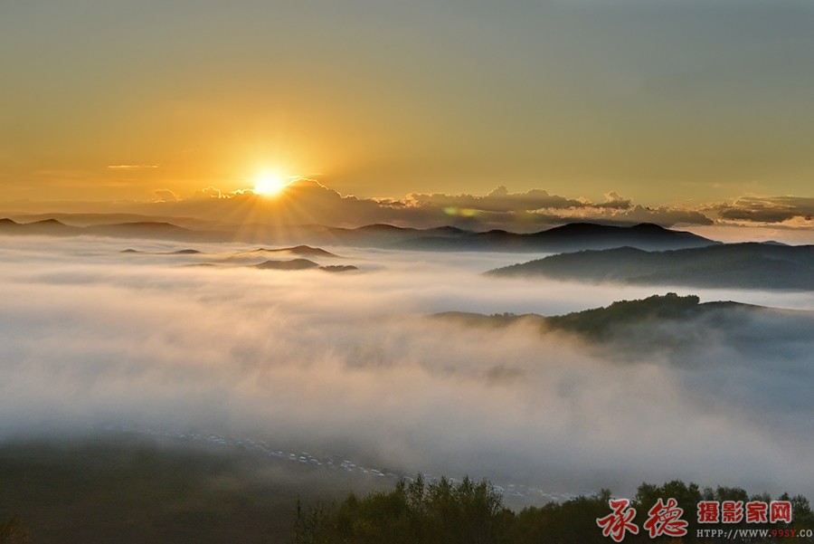 (1)雾海日出