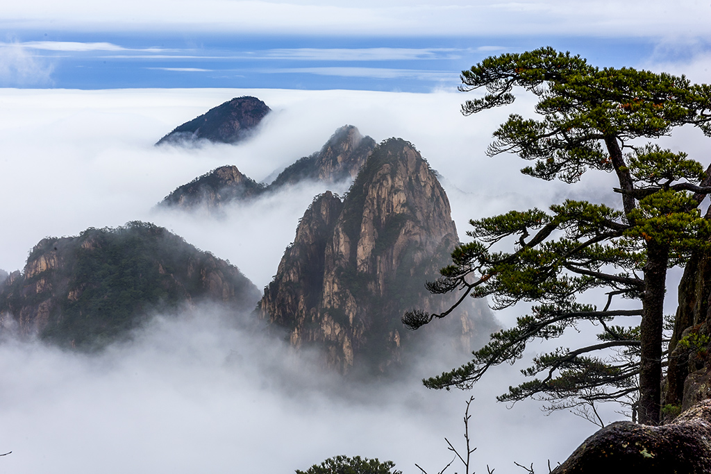 E各地风光-8黄山烟云