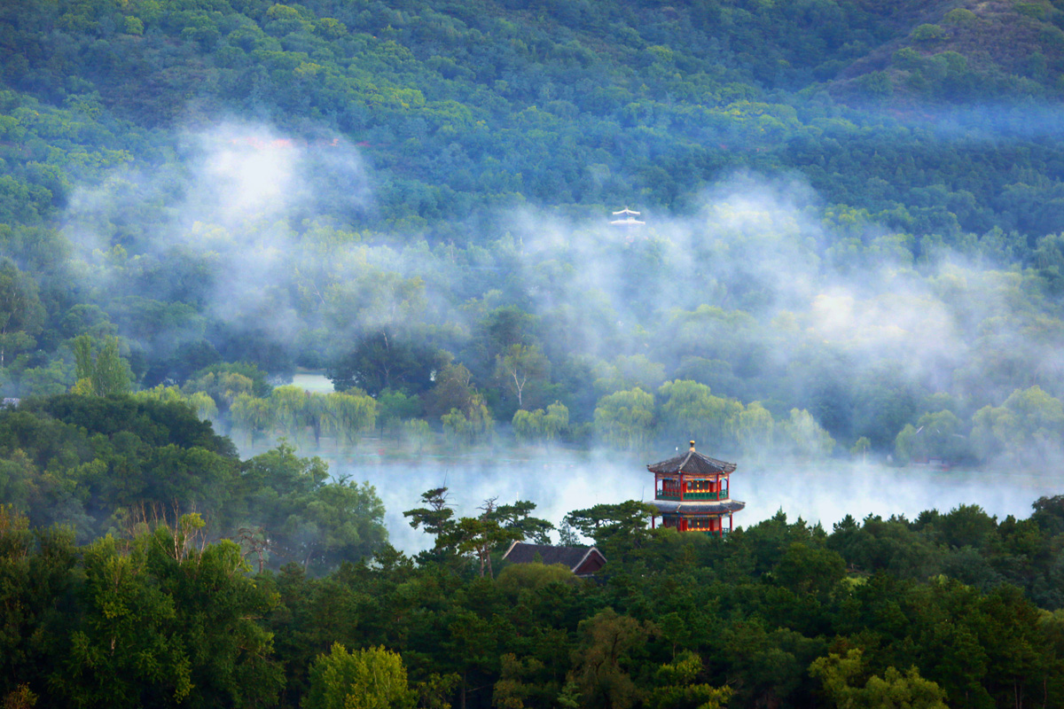 优秀奖-山庄晨雾-孙树峰