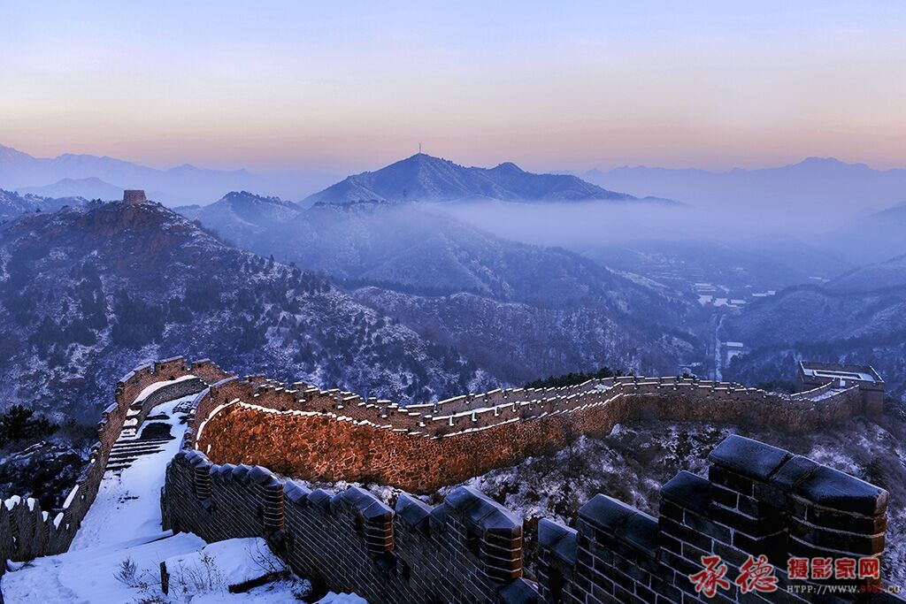 21、雪后的金山岭长城-宁静致远